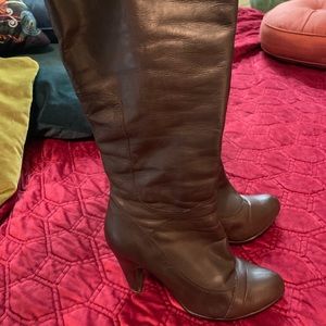 Leather Tall Boots